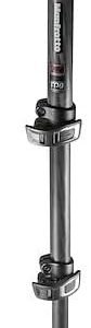 Manfrotto MPMXPROC4 - Monopié XPRO+, 4 secciones, fibra de carbono