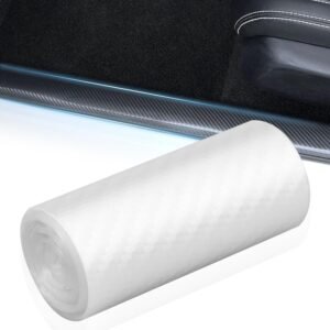 Cinta De Carbono para Coche,7cmx5 m Adhesivo de Fibra de Carbono,Tiras de Fibra de Carbono,Película Protectora de Fibra de Carbono,Pegatina Fibra De Carbono,para Puertas de Coche, Umbrales de Puertas