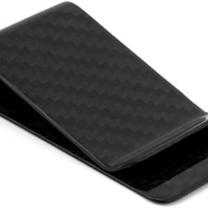 Clip de efectivo, ultraligero, fibra de carbono, dinero comercial, clip de efectivo, tarjetas de crédito, abrazadera, billetera