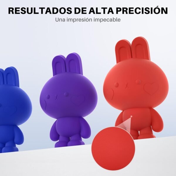 ELEGOO Filamento PLA+ 1.75 1KG Negro, Precisión Dimensional +/- 0.02mm, Carrete Filamento para Mayoría Impresoras 3D - Image 6