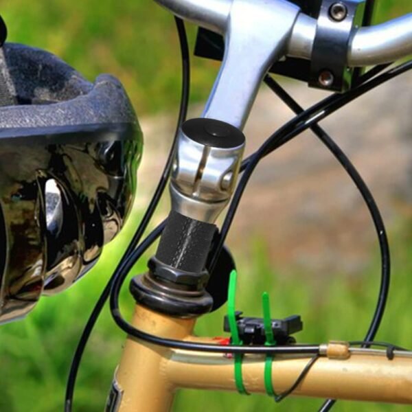 DaKuan 11 Piezas de Fibra de Carbono para Bicicleta, 7 tamaños (20, 15, 10, 5, 3, 2, 1 mm), Tapa Superior de aleación de Aluminio, Tapa de vástago de Tuerca de Estrella para Tallos y Horquillas - Image 8