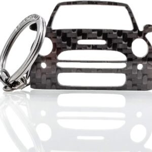 BlackStuff Llavero de fibra de carbono compatible con Cooper S R50 R52 R53 2000-2006 BS-986