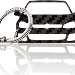 BlackStuff Llavero De Fibra de Carbono Cadena De Claves Compatible Con Golf GTI Mk7 2012-2019 BS-851