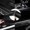 1 Tiras Protectoras de Umbral de Coche, Fibra de Carbono Pegatinas de Umbral para Coches, Anti-Colisión Protector Umbral de Puerta de Tira, Pegatina de Parachoques Antiarañazos, para Coche (5CM*5M) - Image 7